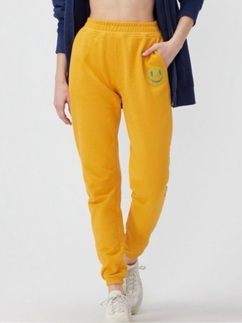 Outdoor Voices Hikers Club Jogger Sweatpants with Smiley Face Size Small